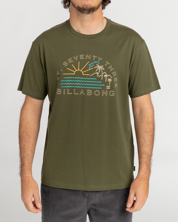 0 Isla Vista - T-shirt met korte mouw voor Heren Brown C1SS58BIP2 Billabong