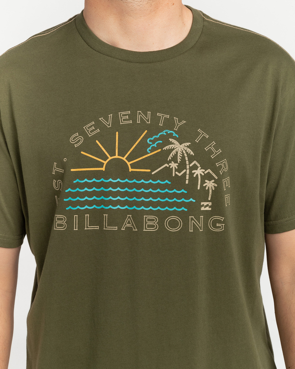 2 Isla Vista - T-shirt met korte mouw voor Heren Brown C1SS58BIP2 Billabong