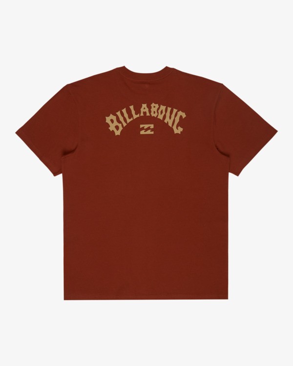 6 Arch Wave - T-shirt met korte mouw voor Heren Red C1SS65BIP2 Billabong