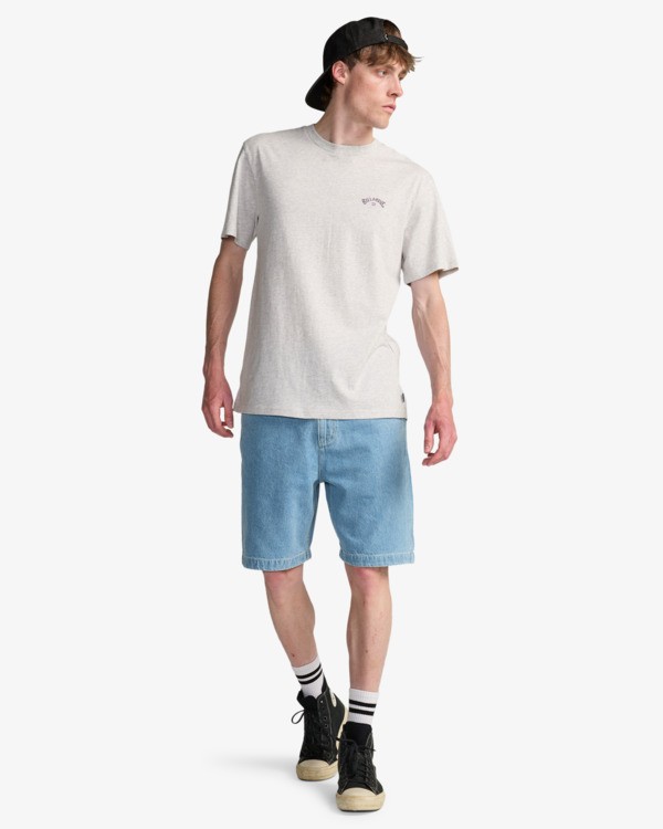 2 Arch Wave - T-shirt met korte mouw voor Heren Gray C1SS65BIP2 Billabong