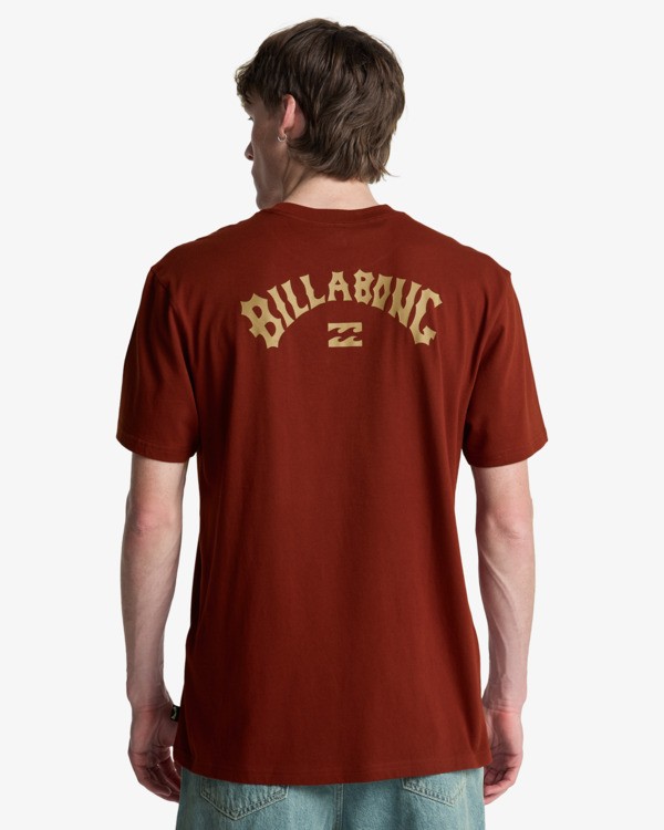 2 Arch Wave - T-shirt met korte mouw voor Heren Red C1SS65BIP2 Billabong