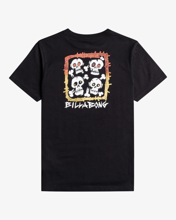 1 Four Skulls - Camiseta de manga corta para Chicos 8-16  C2SS23BIP2 Billabong