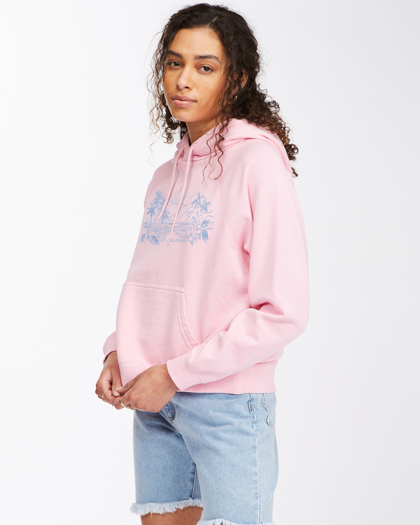 3 Morning Surf - Felpa con cappuccio da Donna Pink C3FL08BIP2 Billabong