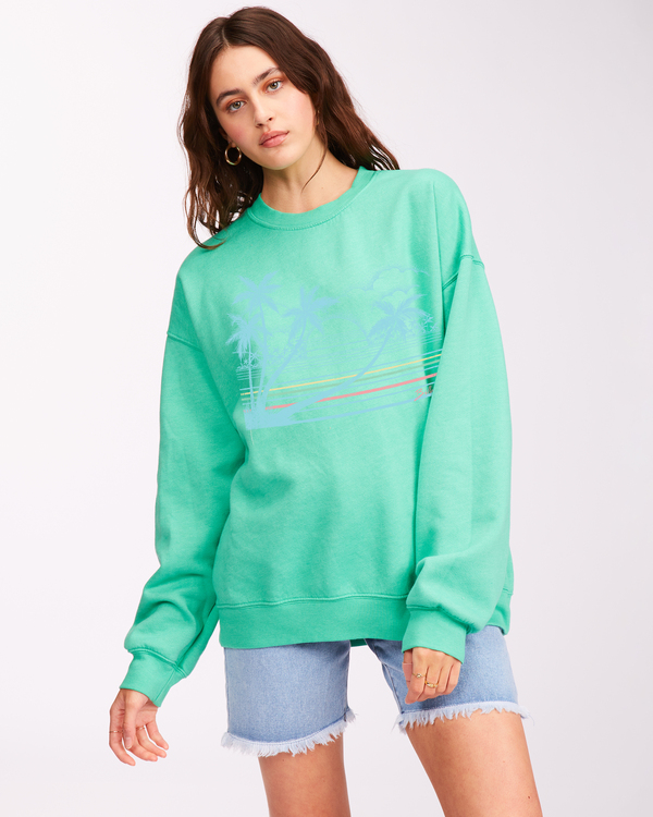 0 Ride In - Sweat pour Femme Vert C3FL25BIP2 Billabong