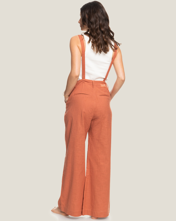 6 Madi Studio - Wide Leg Flared Trousers for Women  C3PT02BIP2 Billabong