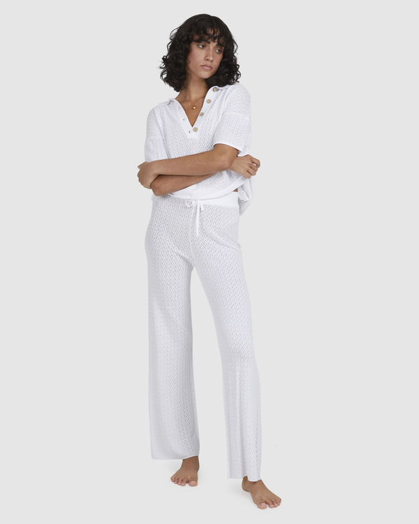 8 Sun Soaked - Pantal&oacute;n para Mujer Blanco C3PT21BIP2 Billabong