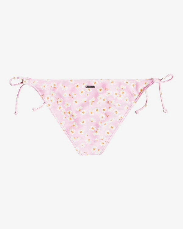 6 Daisy Craze Tie Side Tropic - Braguita de bikini de cobertura media para Mujer Rosa C3SB22BIP2 Billabong