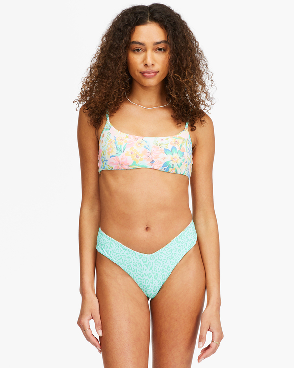 1 Sweet Tropics Fiji - Mutandine bikini reversibili con taglio cheeky da Donna  C3SB47BIP2 Billabong