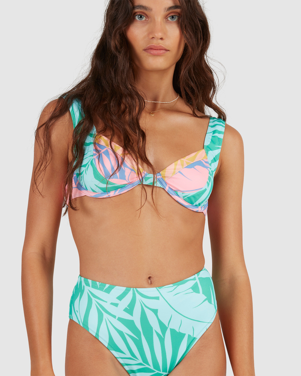 14 Mystic Beach High Maui - Braguita de bikini de cobertura media para Mujer  C3SB55BIP2 Billabong