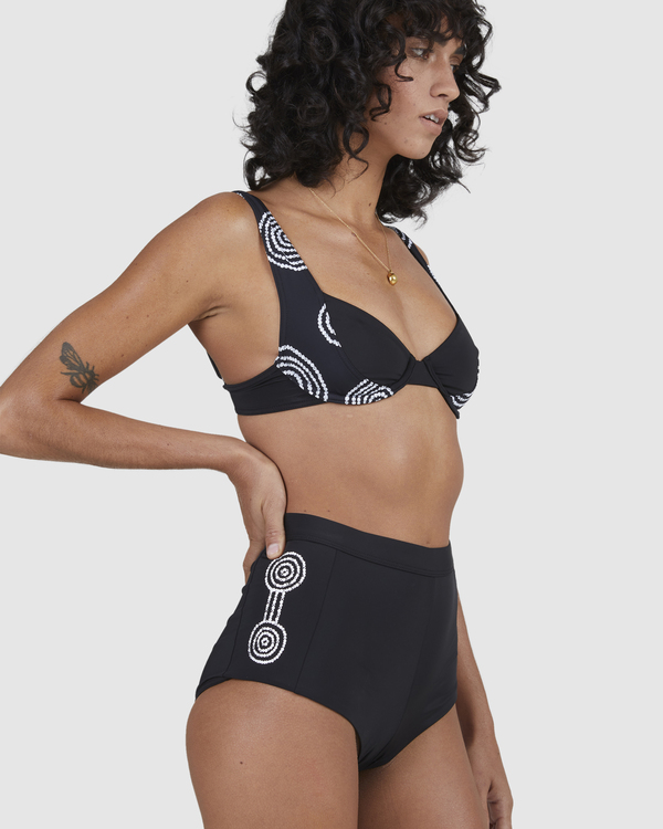 8 Otis Dbah Avalon - Bas de bikini pour Femme Noir C3SB85BIP2 Billabong