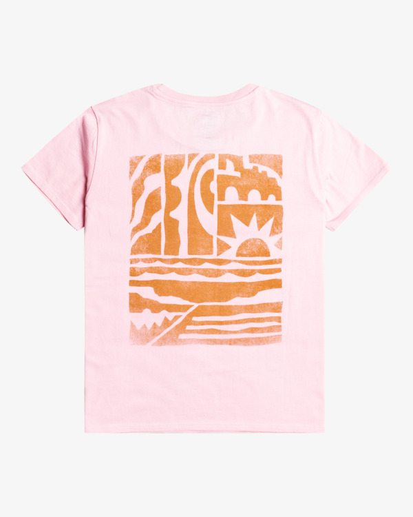 6 ADIV - Short Sleeve T-Shirt for Women Pink C3SS14BIP2 Billabong