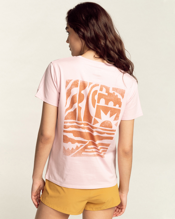 4 ADIV - Short Sleeve T-Shirt for Women Pink C3SS14BIP2 Billabong
