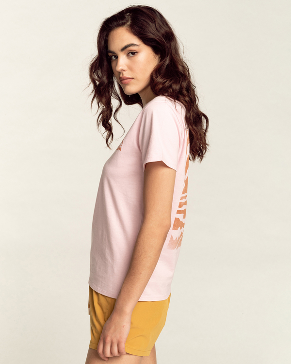 1 ADIV - Short Sleeve T-Shirt for Women Pink C3SS14BIP2 Billabong