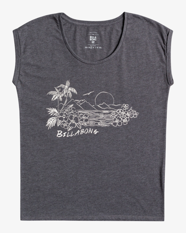 4 Secret Island - Short Sleeve T-Shirt for Women  C3SS18BIP2 Billabong