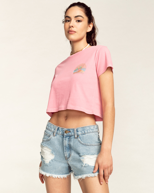 0 Tropicality - Short Sleeve T-Shirt for Women Pink C3SS31BIP2 Billabong