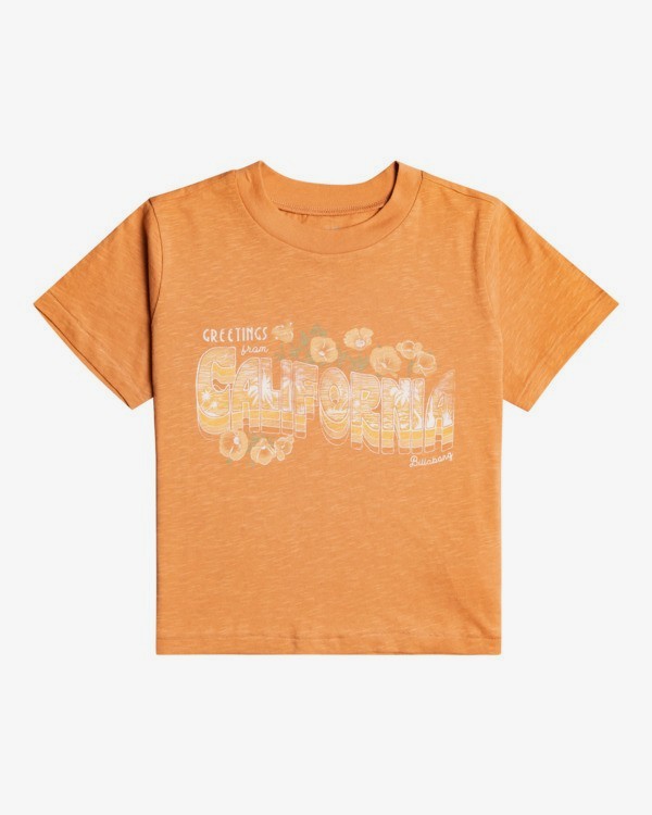 4 Cali Greetings - Camiseta de manga corta para Mujer  C3SS37BIP2 Billabong