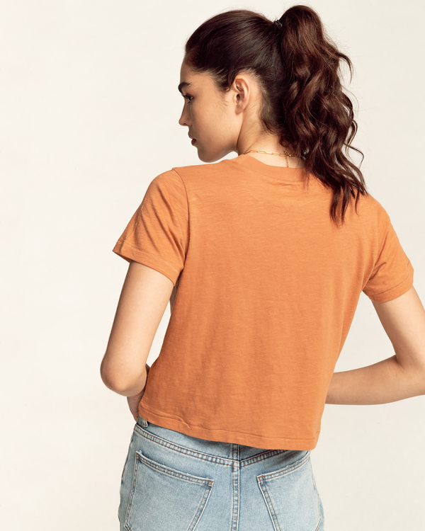 3 Cali Greetings - Camiseta de manga corta para Mujer  C3SS37BIP2 Billabong
