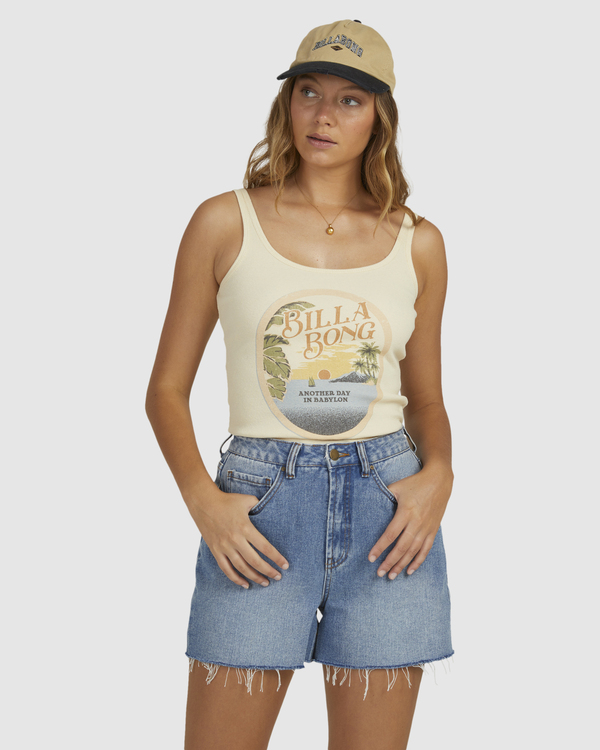 1 Eco Rib - Top para Mulher  C3SS55BIP2 Billabong