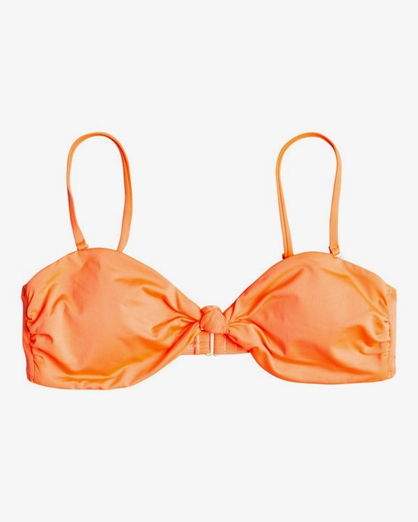 7 Sol Searcher - Bandeau-Bikinioberteil mit Knoten für Frauen Orange C3ST03BIP2 Billabong