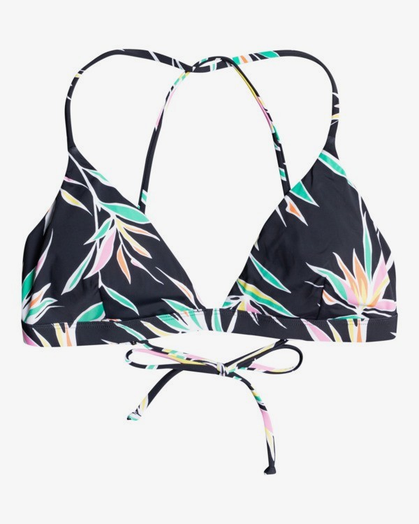 5 Sol Searcher Cross - Cross Back Triangle Bikini Top for Women Black C3ST04BIP2 Billabong