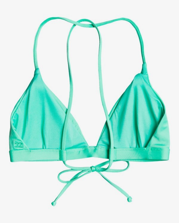 6 Sol Searcher Cross - Cross Back Triangle Bikini Top for Women Green C3ST04BIP2 Billabong