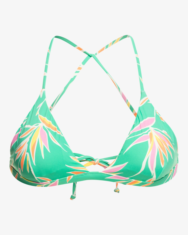 4 Sol Searcher Cross - Cross Back Triangle Bikini Top for Women Brown C3ST04BIP2 Billabong
