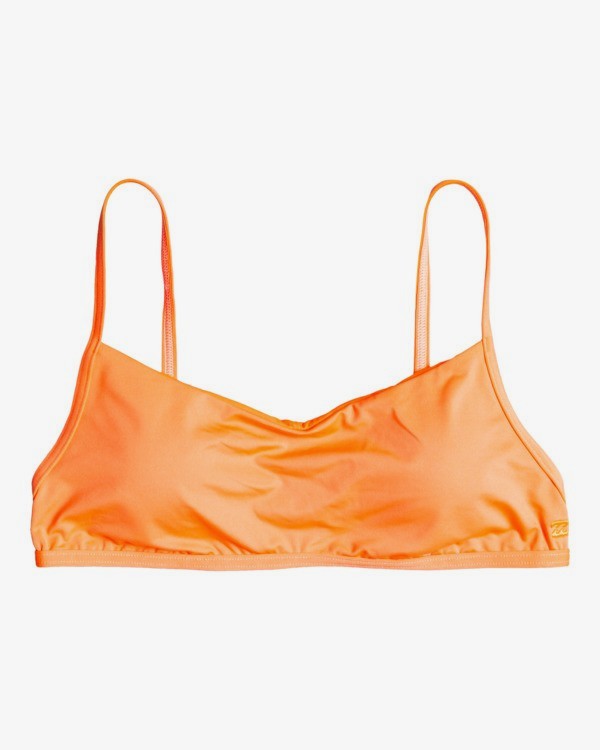 4 Sol Searcher - Bralette-Bikinioberteil mit Rundhalsausschnitt für Frauen Orange C3ST05BIP2 Billabong