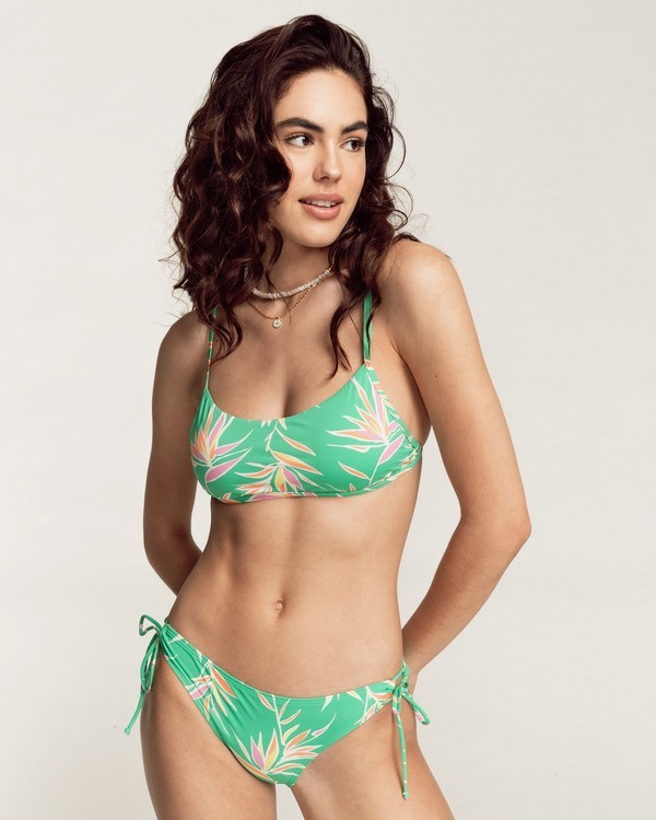 0 Sol Searcher - Scoop Bralette Bikini Top for Women Brown C3ST05BIP2 Billabong