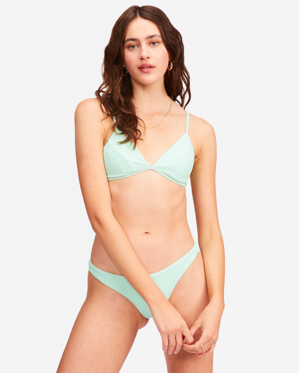 0 So Dazed Charlie - Fixed Triangle Bikini Top for Women Green C3ST16BIP2 Billabong