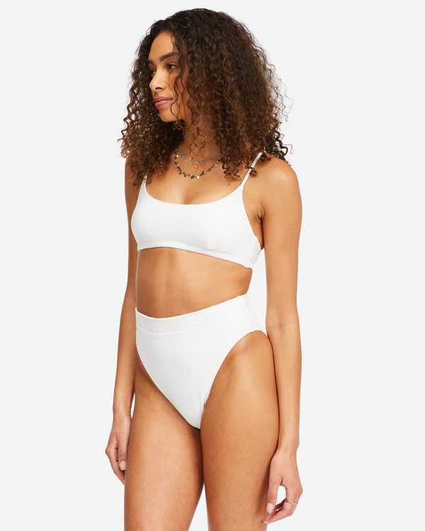 4 Tan lines Avery - Mini Crop Bikini Top voor Dames White C3ST74BIP2 Billabong