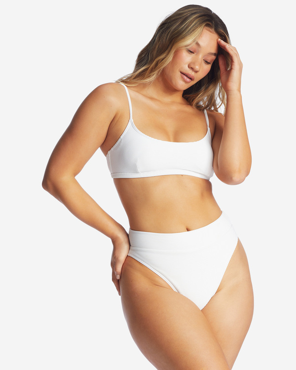 7 Tan lines Avery - Mini Crop Bikini Top voor Dames White C3ST74BIP2 Billabong