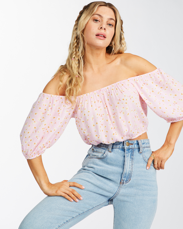 0 Sun City - Crop Top für Frauen Rosa C3TP09BIP2 Billabong