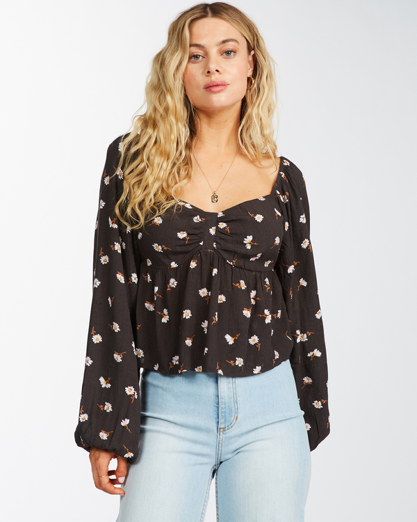 0 Love You More - Blouse met Lange Mouw voor Dames  C3TP11BIP2 Billabong