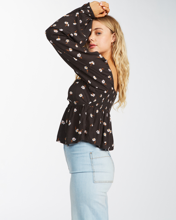 3 Love You More - Blouse met Lange Mouw voor Dames  C3TP11BIP2 Billabong