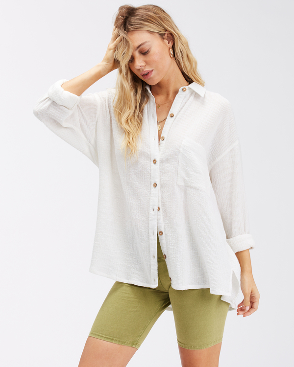 4 In The Tide Stripe - Long Sleeve Shirt for Women  C3TP25BIP2 Billabong