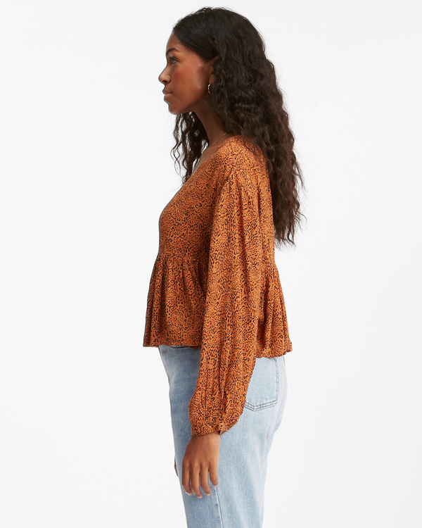 3 Easy Street - Blouse met Lange Mouw voor Dames  C3TP26BIP2 Billabong