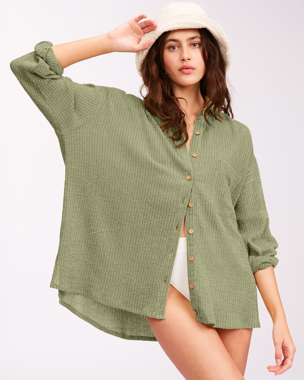 1 In The Tide - Button Down Shirt for Women  C3TP28BIP2 Billabong