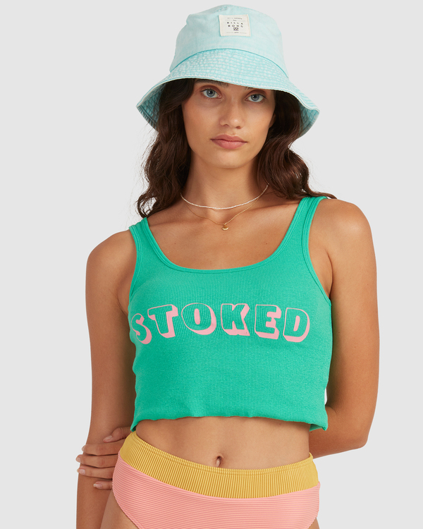 2 Forever Stoked - Tank Top for Women Green C3TT17BIP2 Billabong