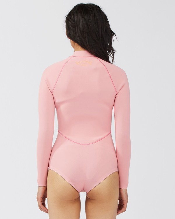 3 1mm Salty Dayz Light - Long Sleeve Springsuit for Women Pink C41G50BIP2 Billabong