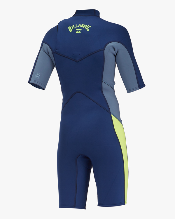 3 2/2mm Absolute - Springsuit Chest Zip manches courtes pour Garçon 8-16 ans Bleu C42B50BIP2 Billabong