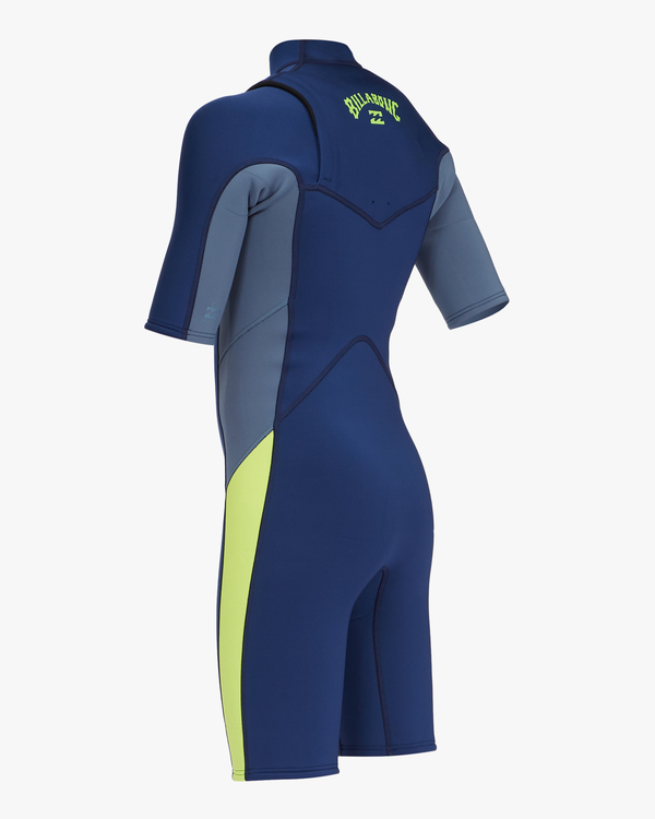 5 2/2mm Absolute - Springsuit Chest Zip manches courtes pour Garçon 8-16 ans Bleu C42B50BIP2 Billabong