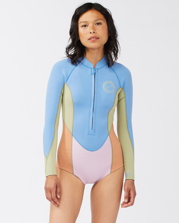 2 2/2mm Salty Dayz - Long Sleeve Springsuit for Women Blue C42G53BIP2 Billabong