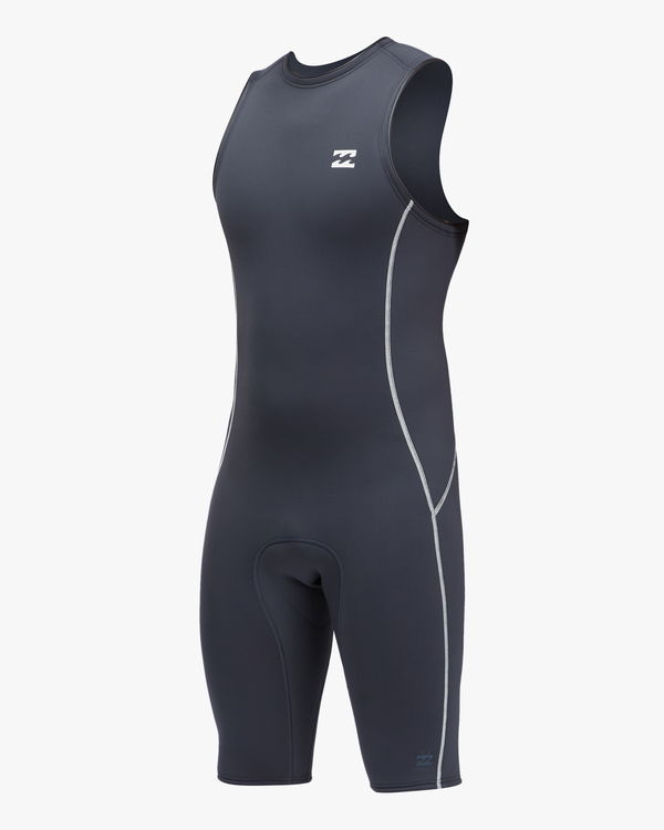 0 2/2mm Absolute Short John - &Auml;rmelloser Springsuit f&uuml;r M&auml;nner Gr&uuml;n C42M62BIP2 Billabong