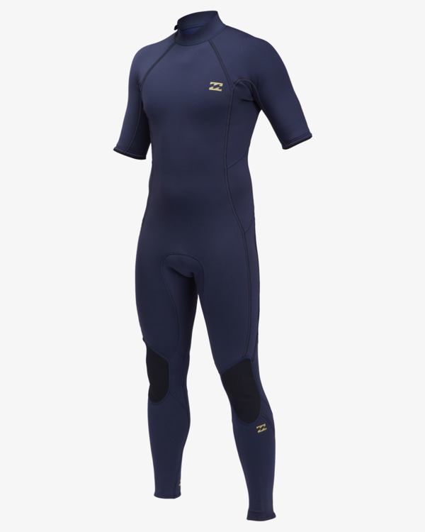 0 2/2mm Absolute - Springsuit met Korte Mouw en Achterrits voor Heren Blue C42M66BIP2 Billabong