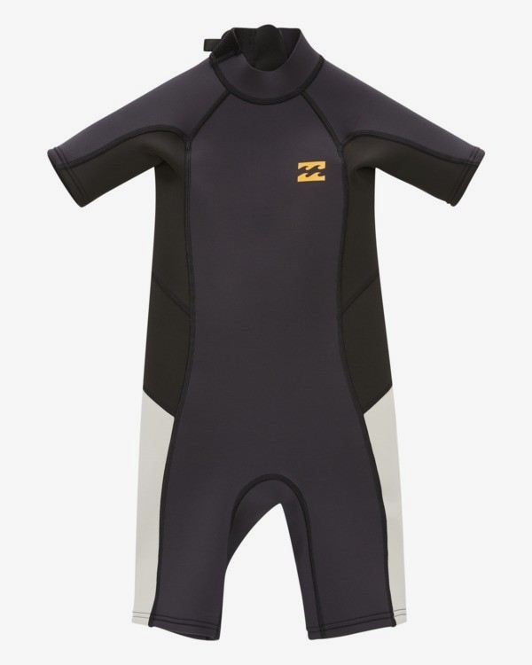 0 2/2mm Absolute - Back Zip Short Sleeve Springsuit for Toddler Boys 2 - 7  C42T50BIP2 Billabong