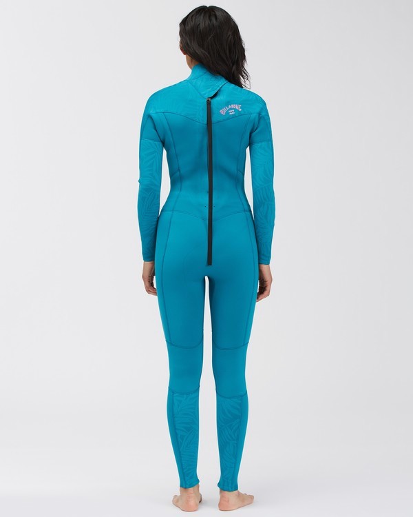1 3/2mm Synergy 2021 - Combinaison Back Zip pour Femme Vert C43G53BIP2 Billabong