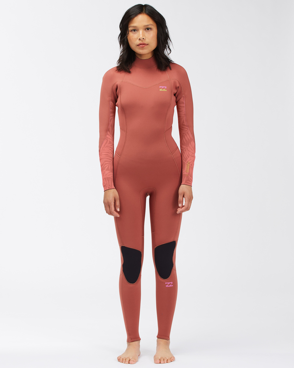 0 5/4mm Synergy - Neoprenanzug mit Reißverschluss am Rücken für Frauen Rot C45G52BIP2 Billabong