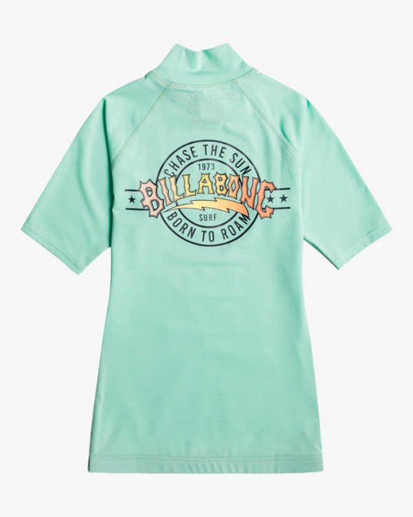 1 Design - Lycra manches courtes UPF 50 pour Femme Vert C4GY12BIP2 Billabong