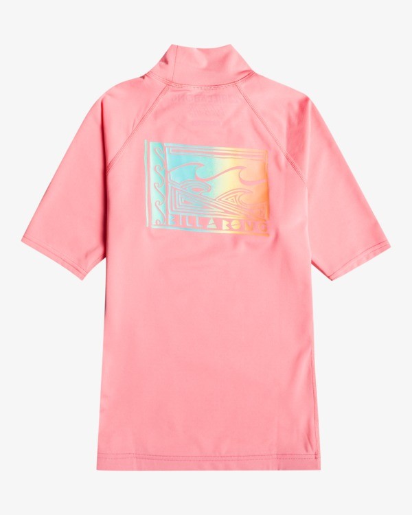 1 Design - Lycra manches courtes UPF 50 pour Femme Rose C4GY12BIP2 Billabong