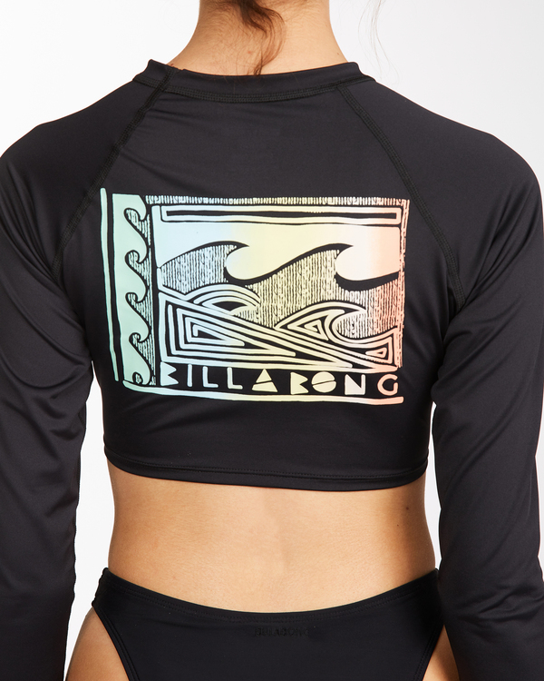 3 Crop - Long Sleeve Rash Vest for Women  C4GY25BIP2 Billabong